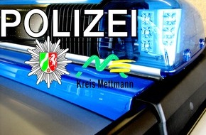 Polizei Mettmann: POL-ME: Verkehrsunfall zwischen Fahrradfahrer und Fußgänger - Gehweg widerrechtlich genutzt, zu schnell unterwegs, alkoholisiert - Heiligenhaus - 2101120