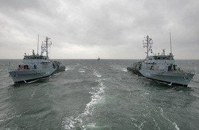 Presse- und Informationszentrum Marine: Deutsche Marine - Bilder der Woche: 350 Marinesoldaten beenden zweiwöchiges Herbstmanöver in der Ostsee.