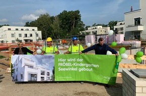 FRÖBEL-Gruppe: Grundstein für neuen FRÖBEL-Kindergarten Seewinkel in Treptow-Köpenick gelegt