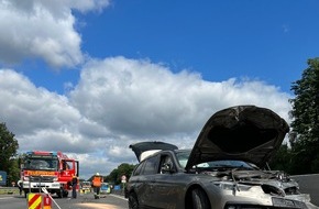 Feuerwehr Dinslaken: FW Dinslaken: Verkehrsunfall auf der BAB 3