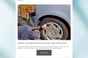 GTÜ Gesellschaft für Technische Überwachung mbH: GTÜ: Neuer Kfz-Newsletter für Autofahrer