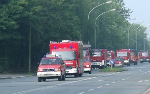Feuerwehr Essen: FW-E: Gemeinsame Großübung der Feuerwehren Essen, Mülheim und Oberhausen