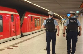 Bundespolizeiinspektion Hamburg: BPOL-HH: Bedrohung und Belästigung auf sexueller Basis in Hamburger S-Bahn-