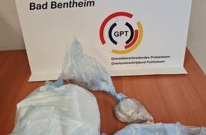 Bundespolizeiinspektion Bad Bentheim: BPOL-BadBentheim: Drogen im Wert von rund 21.000 Euro in der Unterhose / Deutsch-Niederländisches Polizeiteam erfolgreich