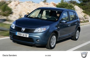 Dacia: Super offre de Dacia en Suisse - Dacia Sandero, pour 9'900 francs
