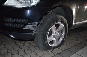 Kreispolizeibehörde Herford: POL-HF: Grundstücksmauer beschädigt- Unfallfahrer flüchtet