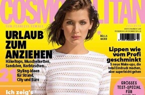 Bauer Media Group, Cosmopolitan: Model Bella Hadid in "COSMOPOLITAN": "Alles, was man nicht mit halber Arschbacke machen kann und was einen Adrenalinkick gibt, ist mein Ding!"