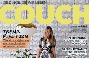 Couch: Fashion-Hauptstadt Berlin: Was geht? Na, einiges! / Exklusives Fotoshooting mit deutschen Nachwuchsschauspielern im Wohn- und Fashion-Magazin COUCH