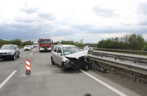 Polizeidirektion Kaiserslautern: POL-PDKL: A6/Bruchmühlbach-Miesau, Nach Überholvorgang verletzt