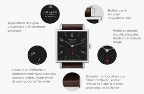 NOMOS Glashütte/SA Roland Schwertner KG: En y regardant de plus près : Nouvelle Tetra neomatik black de NOMOS Glashütte