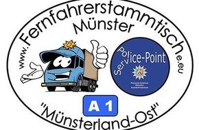 Polizei Münster: POL-MS: Fernfahrerstammtisch zum Jahresbeginn 2019 - "Schnee und Eis auf der Autobahn"
