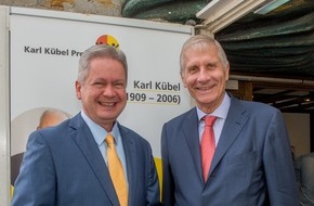 Karl Kübel Stiftung für Kind und Familie: Karl Kübel Preis an Ulrich Wickert vergeben / Medienpreis in Bensheim verliehen