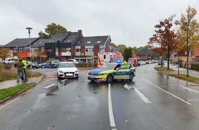 Polizeiinspektion Wilhelmshaven/Friesland: POL-WHV: Verkehrsunfall mit schwerverletzter Fußgängerin in Hohenkirchen (mit Bild)