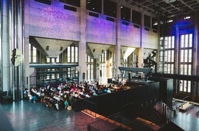 Helmholtz Munich: Die Abnehmspritze im Kunstkraftwerk Bergson / Presseeinladung