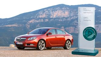 Opel Automobile GmbH: Dekra Mängelreport 2011: Opel Insignia ist Spitze bei der Qualität (mit Bild)