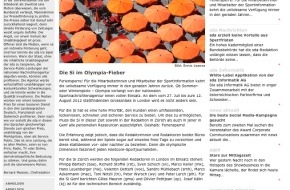 news aktuell (Schweiz) AG: sda-Newsletter: Olympia-Fieber, Sperrfristen und die beste Social Media-Kampagne