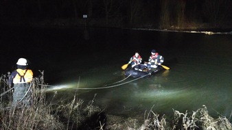 Freiwillige Feuerwehr Werne: FW-WRN: TH_TIER - tote Kuh in der Lippe