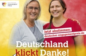 Deutscher Engagementpreis: Jetzt abstimmen für den Deutschen Engagementpreis!