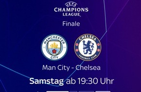Sky Deutschland: Wer wird Nachfolger des FC Bayern? Das Finale der UEFA Champions League zwischen Manchester City und dem FC Chelsea am Samstag live bei Sky /