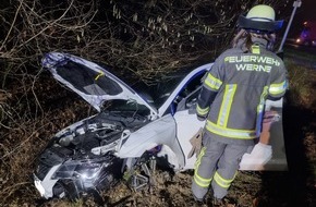 Freiwillige Feuerwehr Werne: FW-WRN: Vier Einsätze binnen 24 h -> FEUER_1 - LZ1 - PKW Brand, Parkplatz Hasenkämpe // TH_1 - LZ1 - Tragehilfe Unterstützung RD // 1RTW - LZ1 - First Responder //