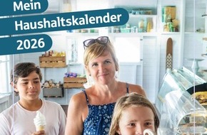 Geld und Haushalt - Beratungsdienst der Sparkassen-Finanzgruppe: Kostenloser Haushaltskalender 2026 erschienen / Broschüre unterstützt dabei, Termine und Ausgaben das ganze Jahr im Blick zu behalten