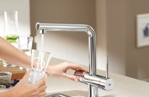 GROHE AG: Reinster Wassergenuss direkt aus der Armatur mit Grohe Blue (FOTO)