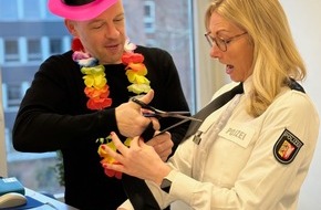 Polizeidirektion Kiel: POL-KI: 260212.1 Kiel / Kreis Pl&ouml;n: Krawattenalarm am Arbeitsplatz - Krawatte au&szlig;er Gefecht gesetzt