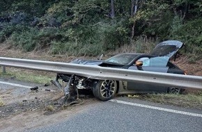 Polizeidirektion Landau: POL-PDLD: Verkehrsunfall mit verletzter Person und hohem Sachschaden