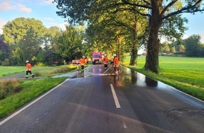 Kreisfeuerwehr Rotenburg (Wümme): FW-ROW: Zwei Pferde sterben nach Verkehrsunfall bei Ottingen