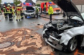 Freiwillige Feuerwehr der Stadt Goch: FF Goch: Zwei Menschen nach Verkehrsunfall verletzt