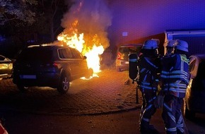 Feuerwehr Norderstedt: FW Norderstedt: Fahrzeugbrand in der Hans-Salb-Straße