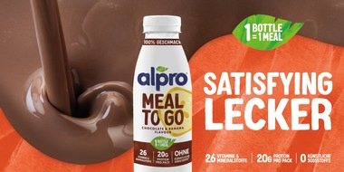 Danone DACH: Alpro lanciert MEAL TO GO: F&uuml;r alle, die viel vorhaben