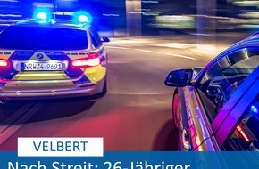 Polizei Mettmann: POL-ME: Streit unter Bekannten eskaliert: Ein Mann wird schwer verletzt - Polizei nimmt einen Täter fest - Velbert - 2002068