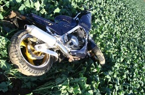 Polizeiinspektion Nienburg / Schaumburg: POL-STH: (ber) Erneut schwerer Motorradfahrerunfall
