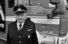 Freiwillige Feuerwehr Bedburg-Hau: FW-KLE: Die Freiwillige Feuerwehr Bedburg-Hau trauert um Willi Rambach