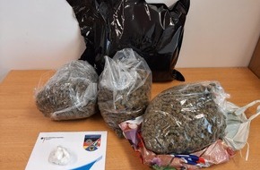 Bundespolizeidirektion Sankt Augustin: BPOL NRW: Drogenschmuggler mit über 5 Kilogramm Marihuana und Kokain von Bundespolizei gefasst - Haftrichter erlässt Untersuchungshaft