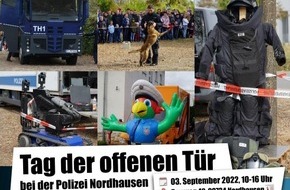 Landespolizeiinspektion Nordhausen: LPI-NDH: Polizei Nordhausen öffnet ihre Türen