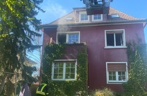 Feuerwehr Dortmund: FW-DO: 27.04.2021 Feuer in Berghofen