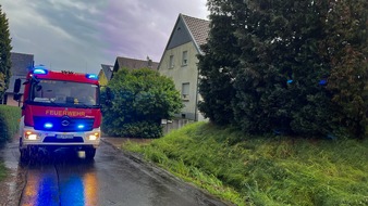 Freiwillige Feuerwehr Wachtberg: FW Wachtberg: Einsatzbilanz: Gewittertief Flurina über Wachtberg