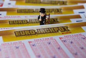 Honorarfreies Fotomaterial zur Lotterie Eurojackpot