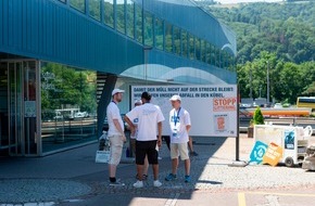 IG saubere Umwelt IGSU: Medienmitteilung: «Achtung, fertig, Würenlos: Ohne Littering durch den Ferienverkehr»