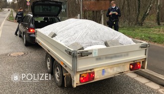 Polizeipräsidium Westpfalz: POL-PPWP: Ladung nicht richtig gesichert