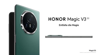 HONOR: HONOR präsentiert auf der IFA 2024 eine Zukunft voller Möglichkeiten mit dem rekordverdächtigen HONOR Magic V3 / Außerdem: das HONOR MagicBook Art 14, das HONOR MagicPad 2 & die HONOR Watch 5