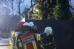 FW-MK: Brand in Wohnhaus an der Baarstraße