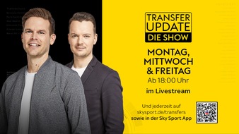 Sky Deutschland: "Transfer Update - die Show" im kostenlosen Livestream