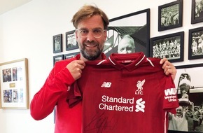 United Charity gemeinnützige Stiftungs GmbH: Klopps Team versteigert zum Champions League-Sieg Liverpool-Trikots bei United Charity / Roberto Firmino, Virgil van Dijk & Co. unterstützen mit der Auktion die Organisation Stars4Kids