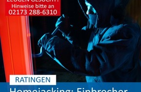 Polizei Mettmann: POL-ME: "Homejacking": Einbrecher entwenden Skoda Octavia - Ratingen - 2001061