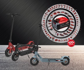 Einhell and GOVECS bring electric kick scooter with Power X-Change onto the market