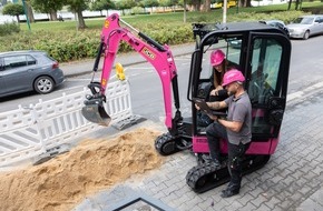 Deutsche Telekom AG: Medieninformation: Magenta Bagger beschleunigen den Glasfaserausbau