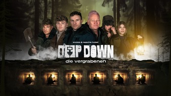 i&u TV Produktion GmbH: DEEP DOWN - DIE VERGRABENEN / 100 Stunden lebendig begraben: Knossi und Sascha Huber wagen ein besonderes Reality-Experiment